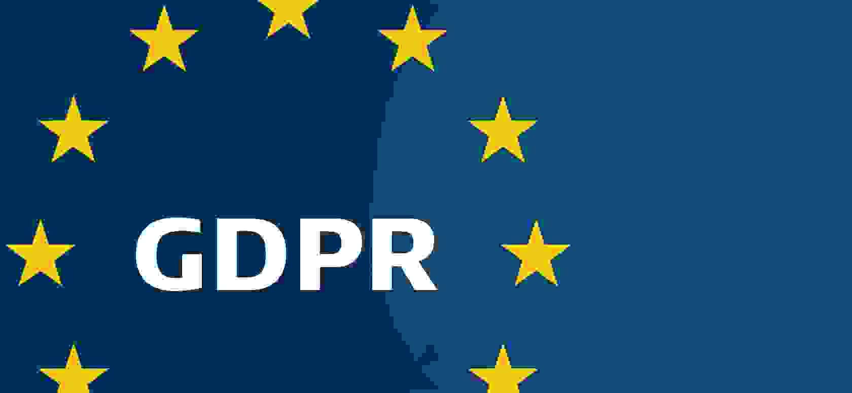 GDPR EU stjerner banner